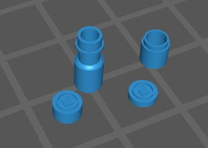 STL, File ONLY Dollhouse Miniature 3D Printable Seasonings, Baking, Cooking, Bottles, caps, Grocery, Kitchen, Pantry, Shop, Store image 2