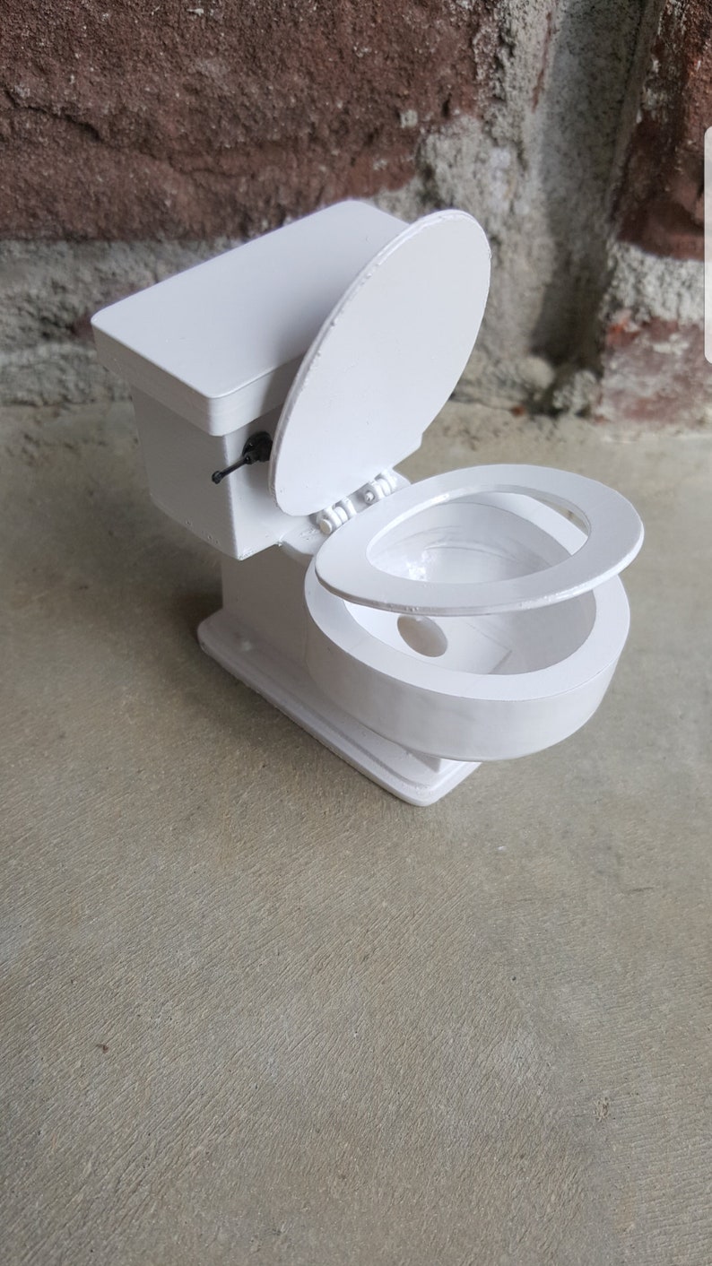 STL OBJ File ONLY Dollhouse Miniature Toilet 112 Scale 3D Etsy Australia
