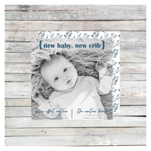 Moving Baby Announcement Etsy