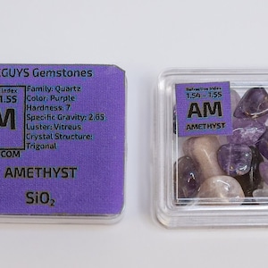 Amethyst in a Mineral Gemstone Tile Pure -Crystal MINERAL gemstone