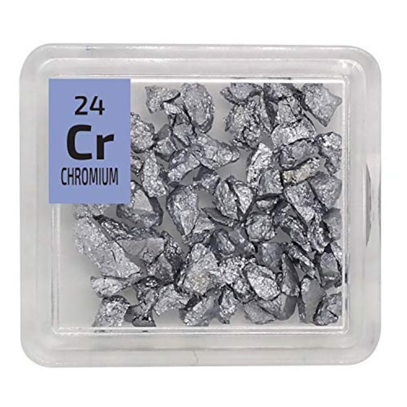 Chrome Metal 9999 Élément Cr Pure Sample Crystalline dans Etsy