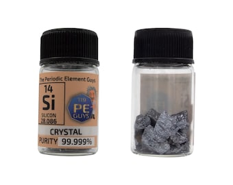 Silicon Element Sample - 5g Crystals - Purity: 99.999%