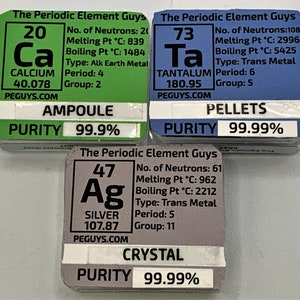 Periodic Element Acrylic Display 72 Tiles Young Scientist Edition Including Rhodium Iridium Gold Scandium Lutetium image 5