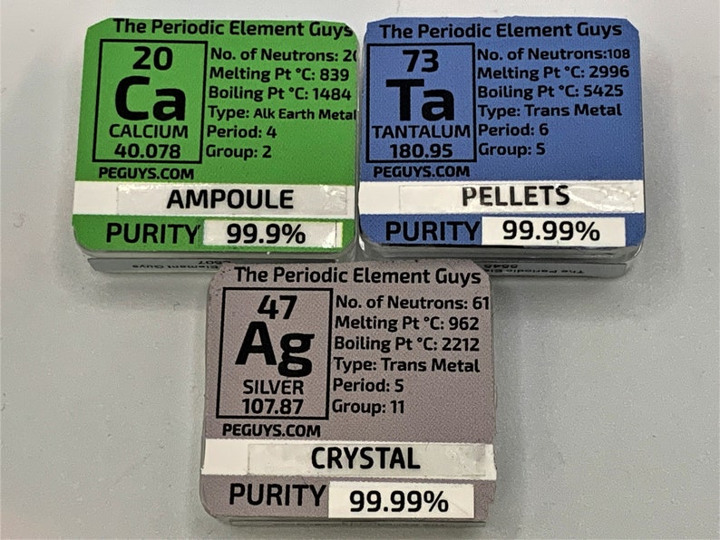 Periodic Element Acrylic Display 72 Tiles Young Scientist Edition Including Rhodium Iridium Gold Scandium Lutetium image 5