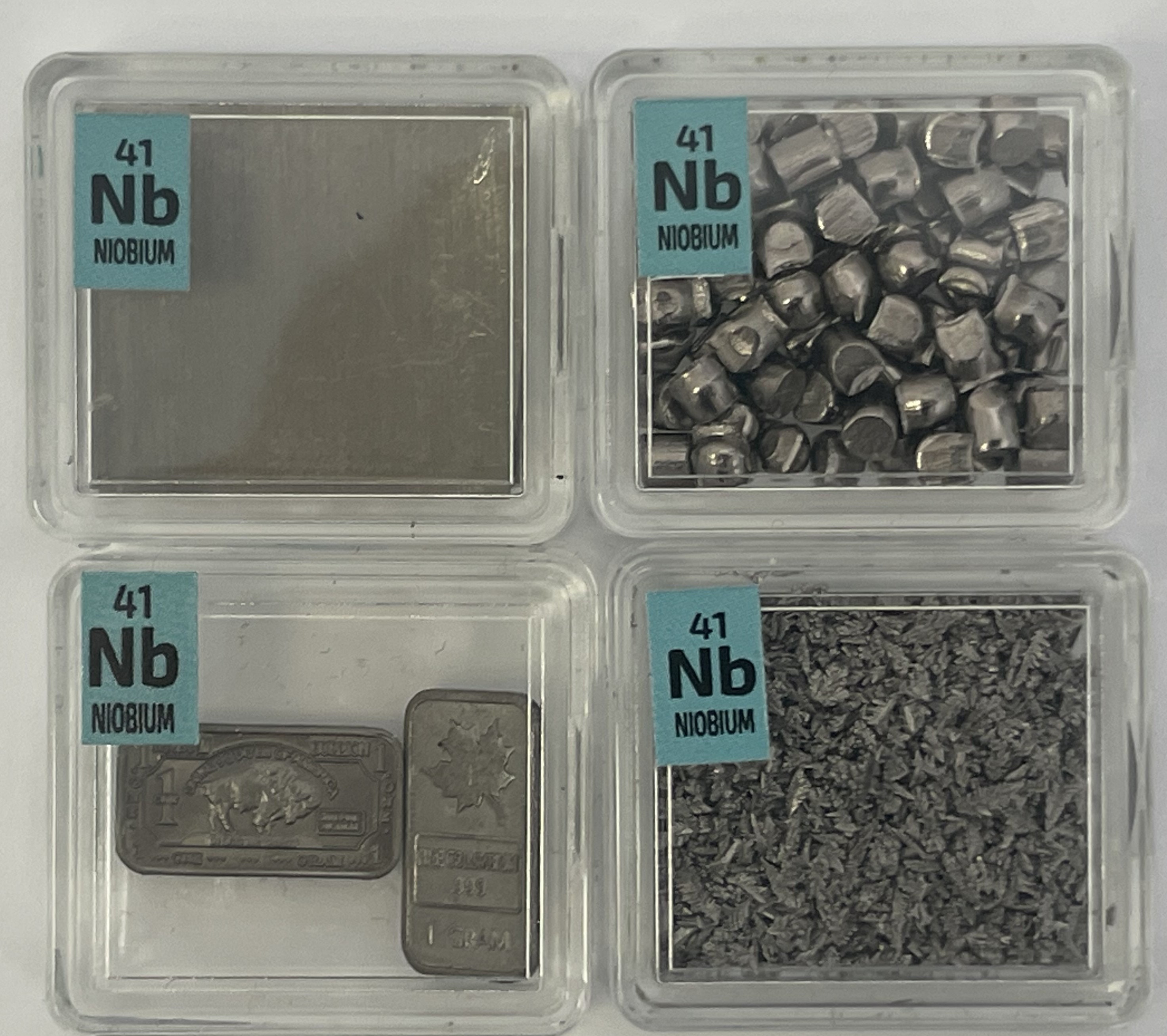 Free Shipping 45 Gram 99.9% Niobium Metal Pure Element 41 Sample 