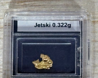 Sparks Exclusive Handmade Precious Metal Collectables " JETSKI " Pure 24K Gold