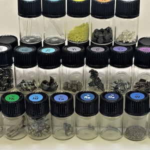 20 different Periodic Element Starter Set inc Osmium Scandium Titanium Rhenium Germanium Indium +++