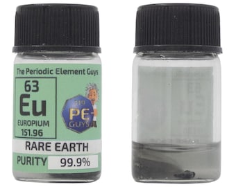 Europium Rare Earth Element Sample - 2g Grains - Purity: 99.99%