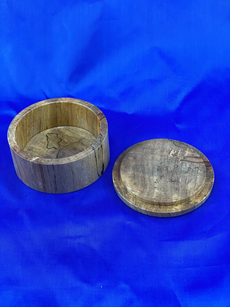 Decorative Lathe Turned Wooden Box. Etsy