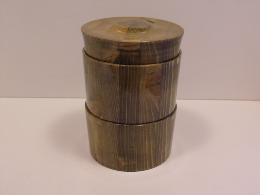 Decorative Lathe Turned Wooden Box. Etsy
