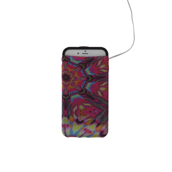 Purple Zebra Cell Phone Armband