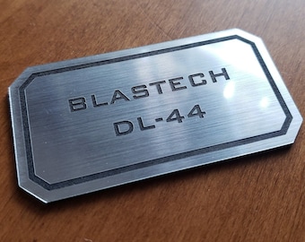 BLASTECH DL-44 data plate