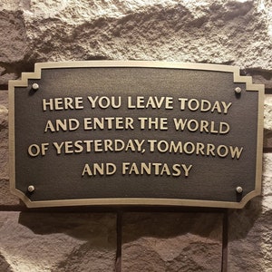 large sized  entranceway plaque Dland