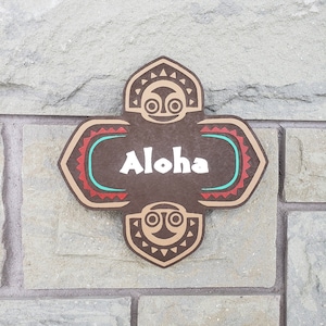 polynesian resort Aloha Tiki replica sign