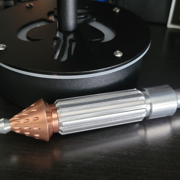 Boba Fett copper tipped gauntlet rocket laser Mandalorian armor aluminum