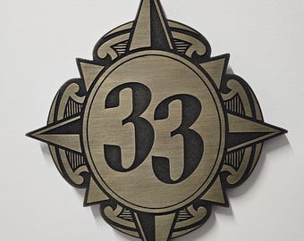 Club 33 inspired sign large scale version 2