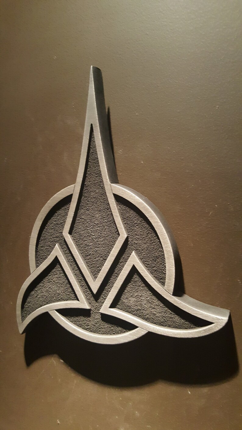 Star Trek Klingon Empire Logo Plaque | Etsy