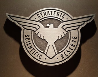 Agents of SHIELD and agent carter inspired plaque SSR Strategic Scientific Reserve