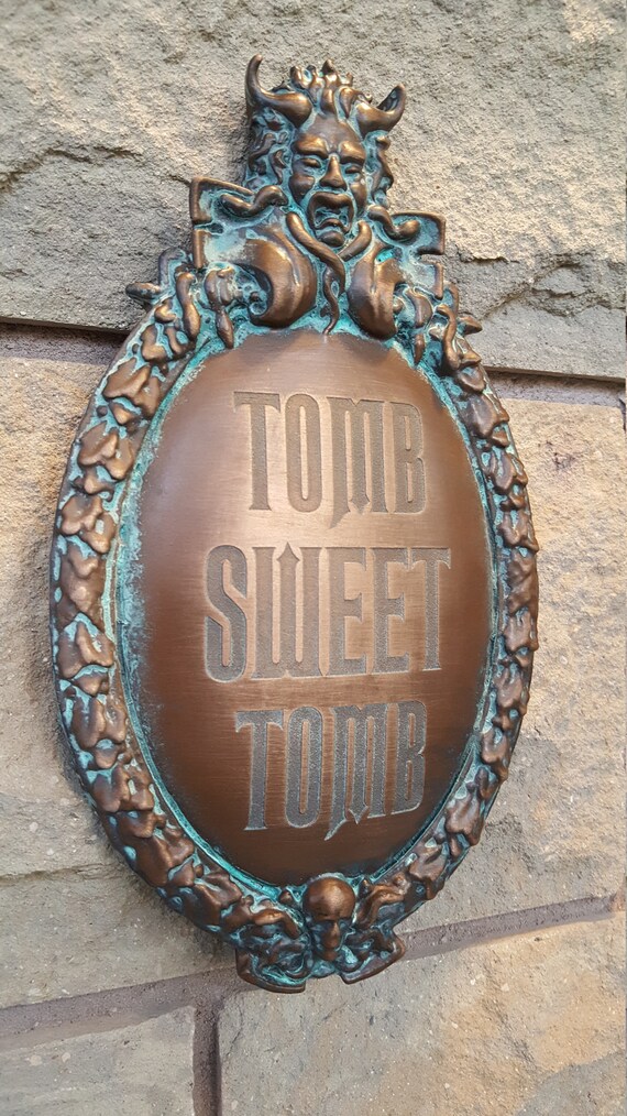 ☆ホーンテッドマンション☆Tomb Sweet Tomb 棺型小物入れ Haunted Mansion Tomb Sweet Tomb Plaque - Etsy