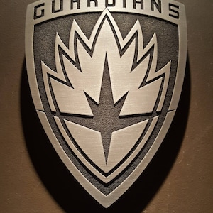 Guardians of the galaxy logo plaque