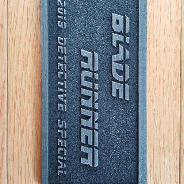 Blade Runner 2019 Detective special plaque