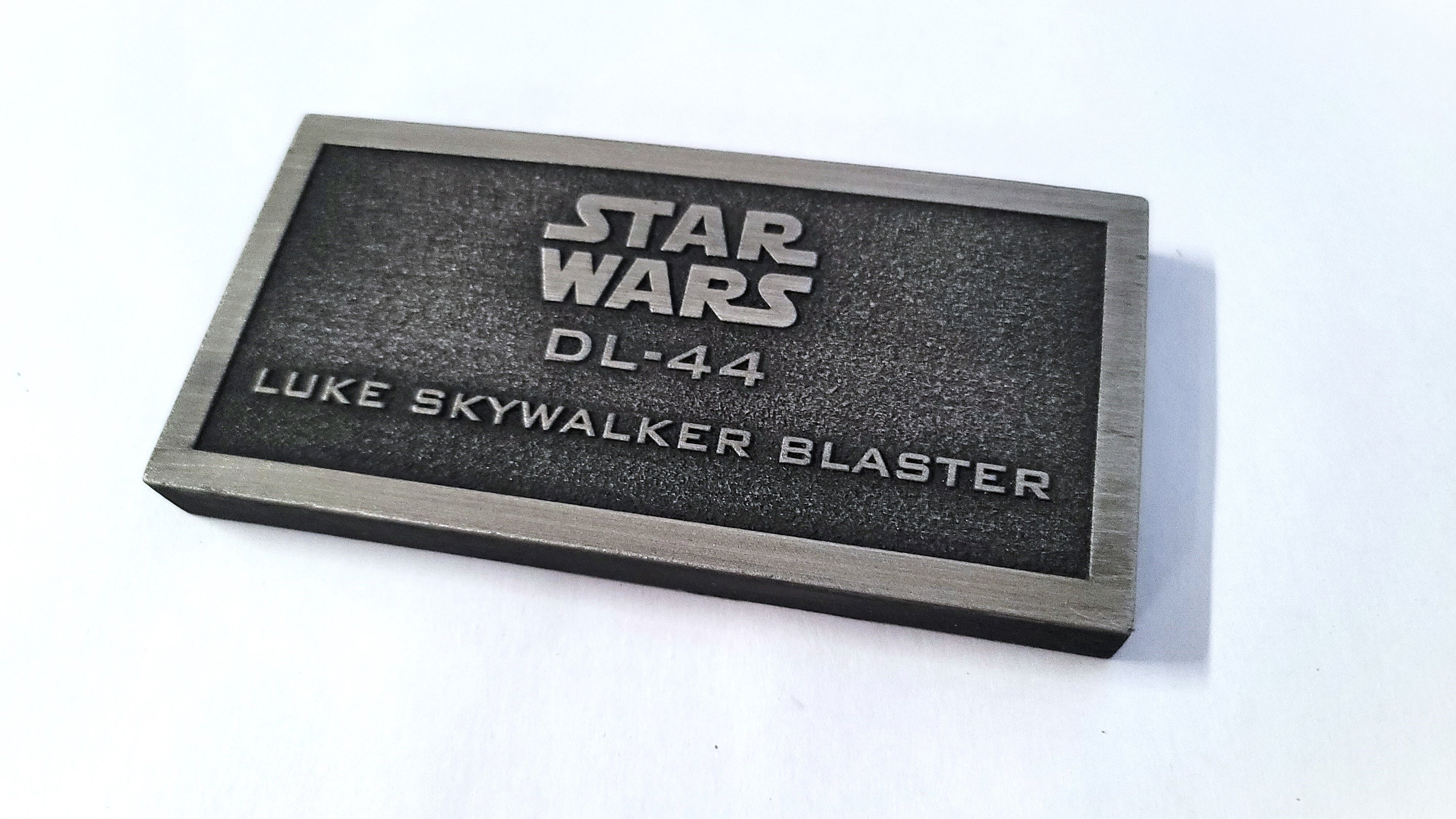 DL-44 Luke Skywalker Blaster Name Plate - Etsy
