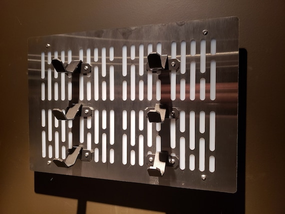 Lightsaber Holder Wall Mount Lightsaber Wall Rack// Star Wars Triple Holder