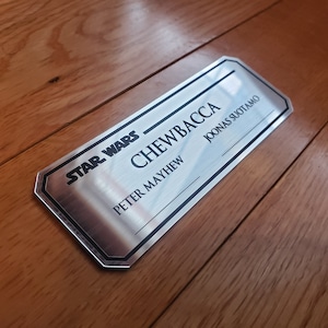 customizeable signature data plates