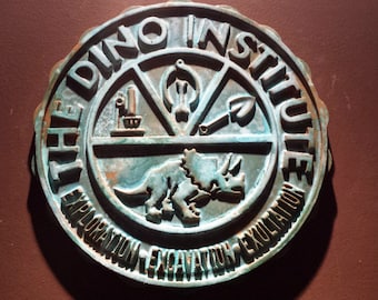 DINOSAUR Dinoland Dino Institute Logo Animal Kingdom Sign Prop