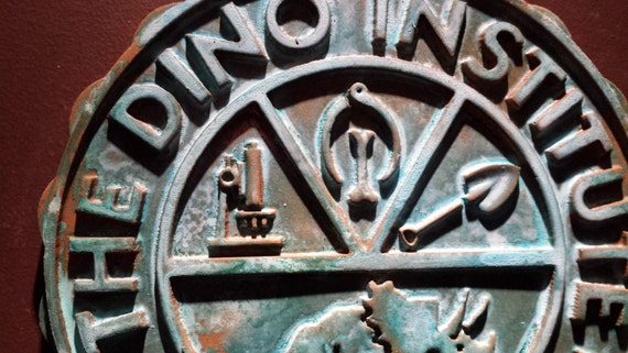 DINOSAUR Dinoland U.S.A Dino Institute Inspired Logo Animal Kingdom Sign