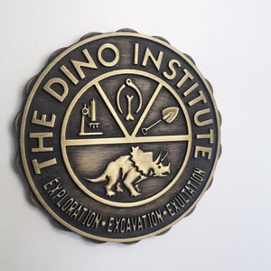 DINOSAUR Dinoland U.S.A. Dino Institute new finish Logo Animal Kingdom Sign Prop
