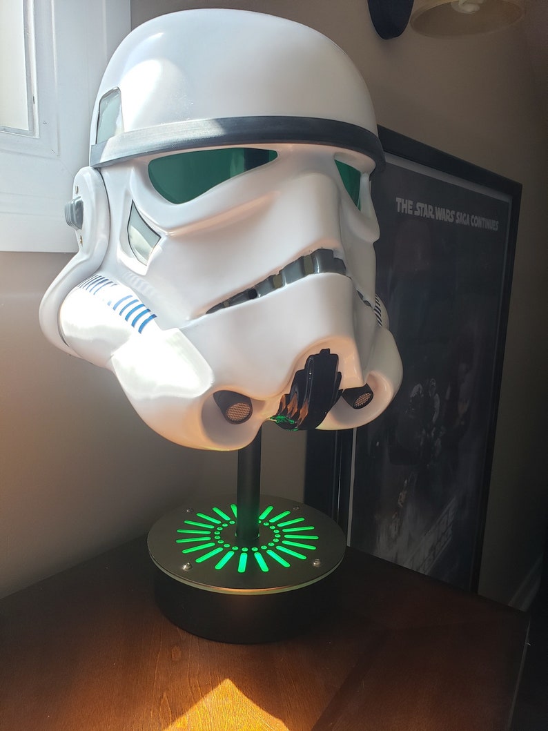 Star Wars Helmet Display stand with LED lights Etsy
