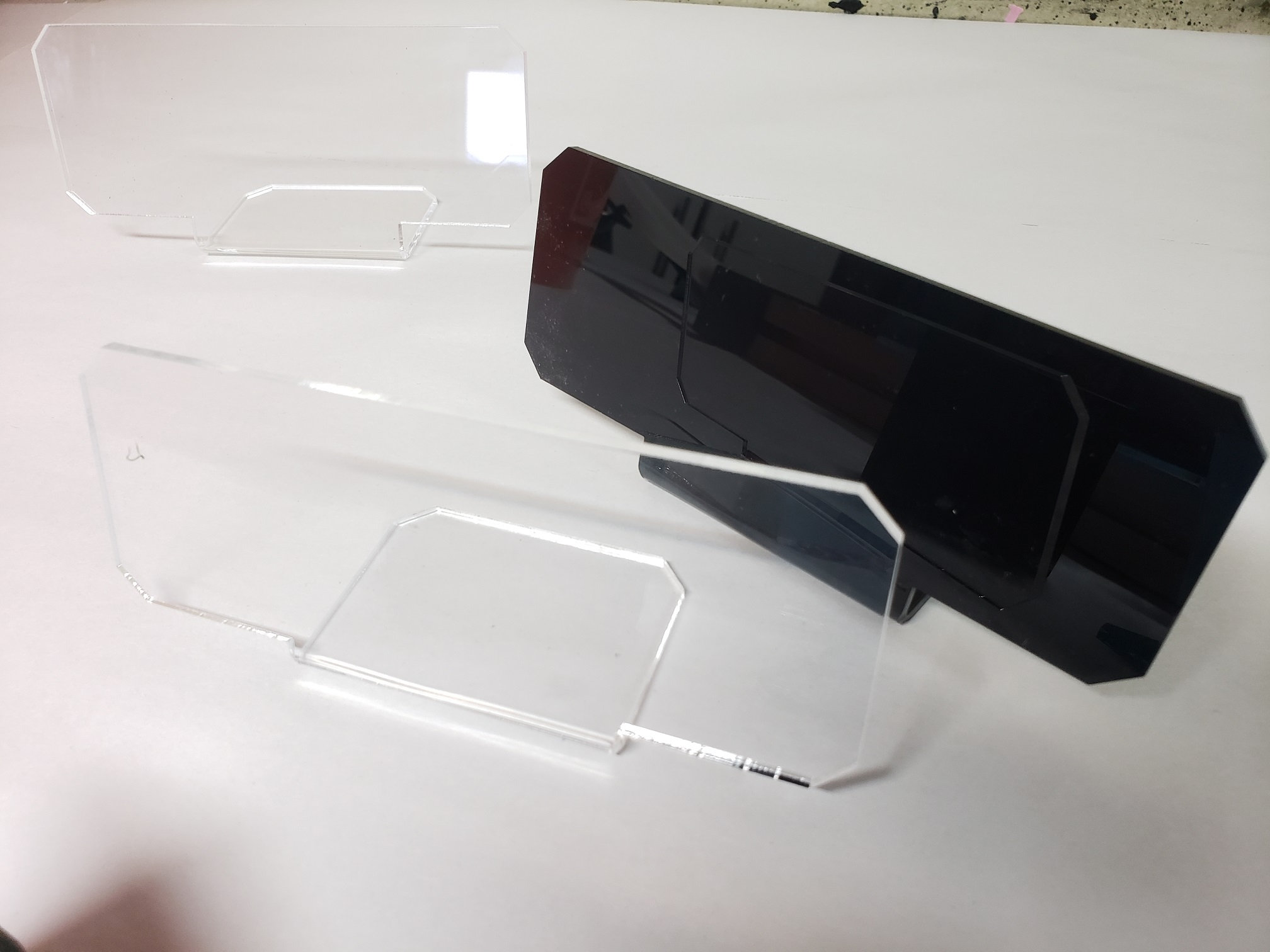 Acrylic Data Plate Display Stand - Etsy