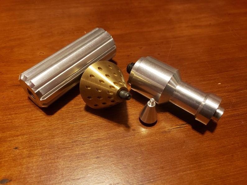 Boba Fett gauntlet rocket Mandalorian armor aluminum and brass