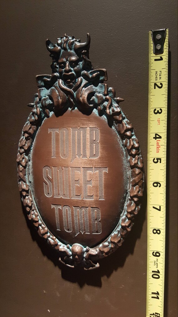 Haunted Mansion Tomb Sweet Tomb Plaque - Etsy