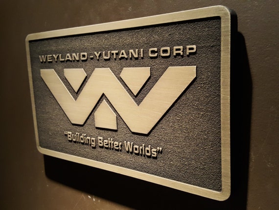 NEW ALIENS /"WEYLAND-YUTANI//BIO-WEAPONS DIVISION/" LICENSE PLATE FRAME
