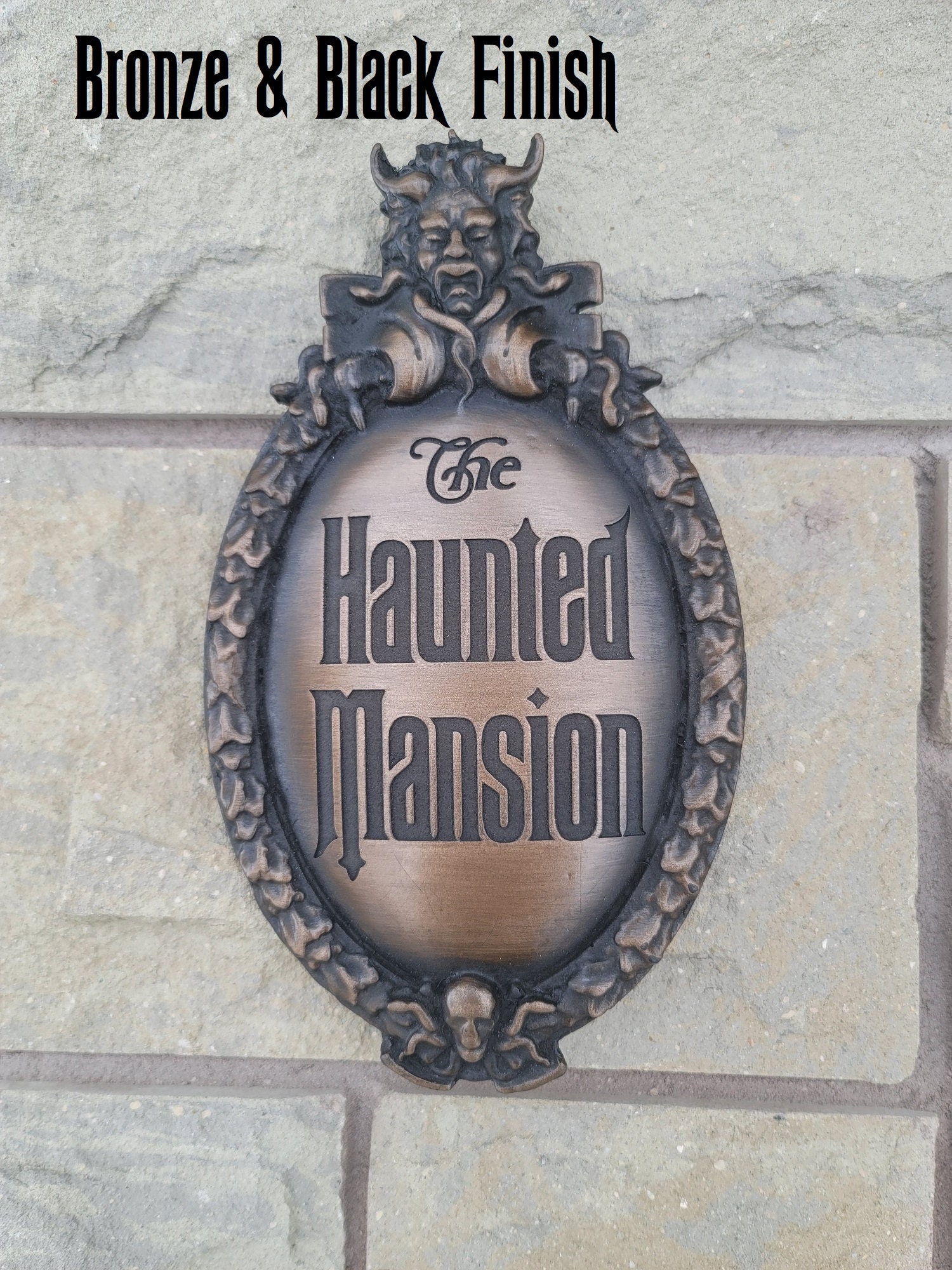 Haunted Mansion Attraction Plaque - Etsy