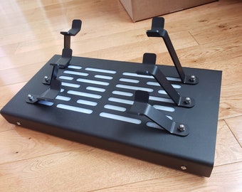 black Triple Lightsaber Display stand with LED lights