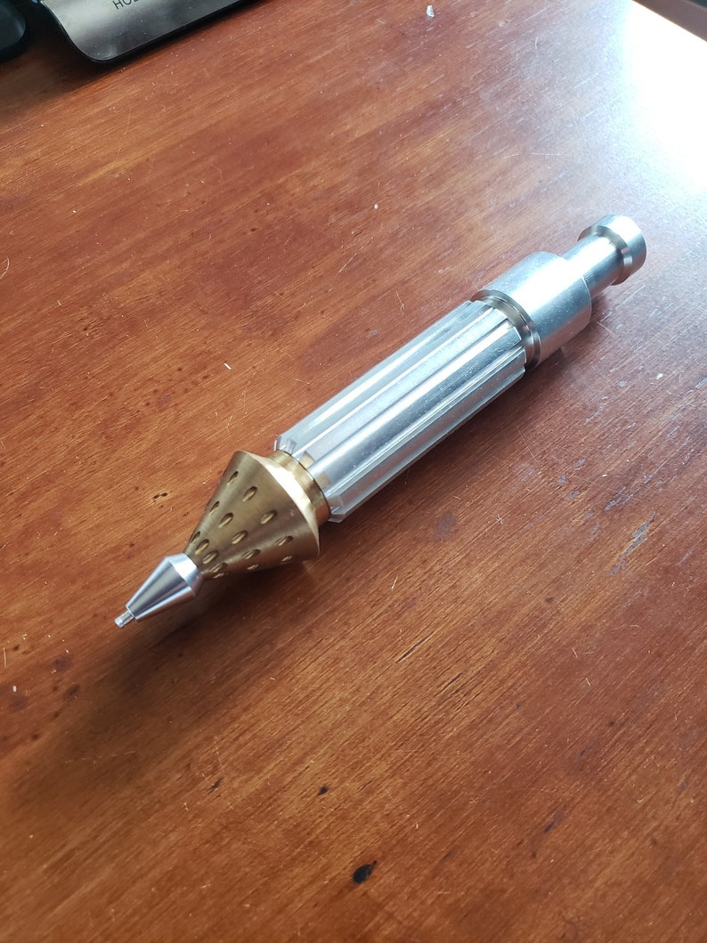 Boba Fett gauntlet rocket Mandalorian armor aluminum and brass