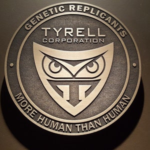 Blade Runner Tyrell Corporation Logo plaque