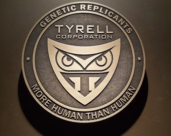 Blade Runner Tyrell Corporation Logo plaque