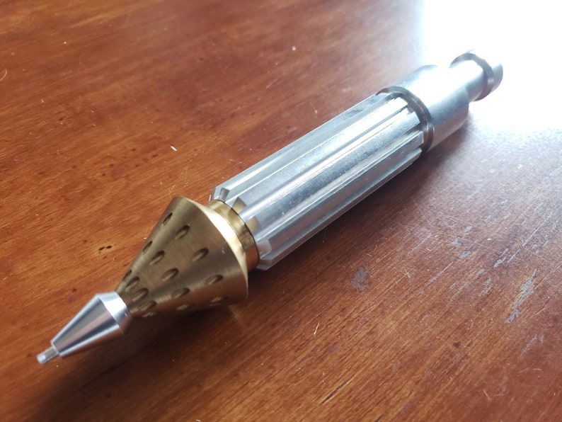 Boba Fett gauntlet rocket Mandalorian armor aluminum and brass
