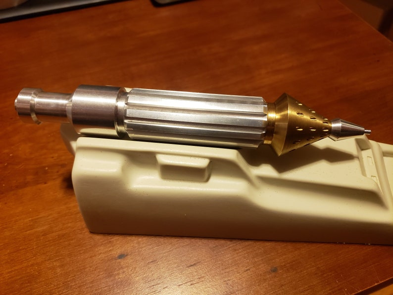 Boba Fett gauntlet rocket Mandalorian armor aluminum and brass