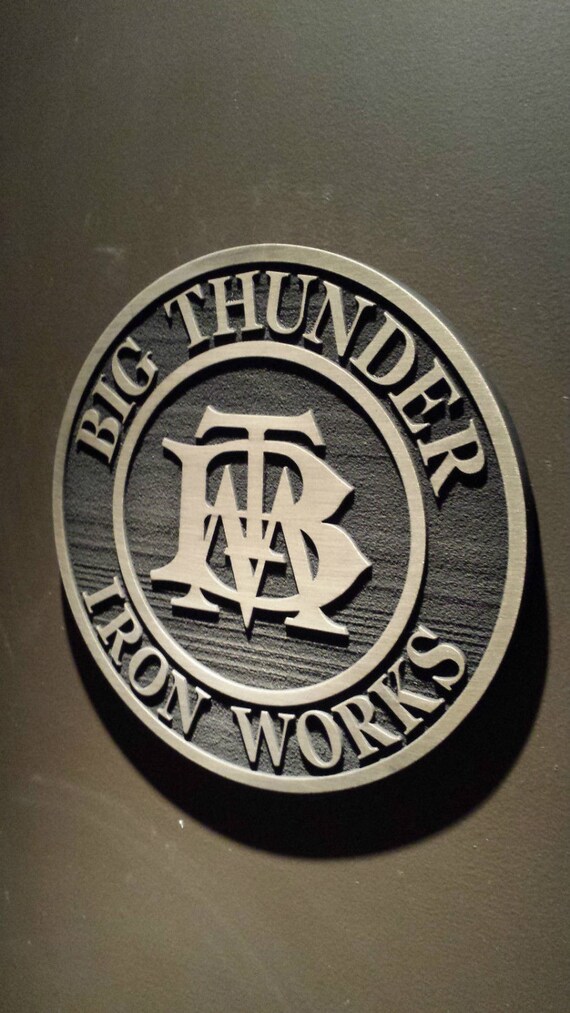 BIG thunder mountain iron works prop sign replica - Etsy 日本