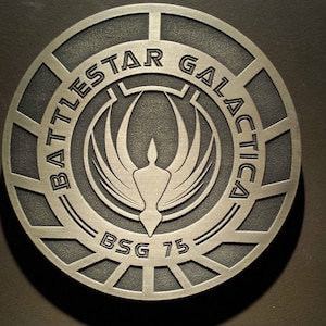 BSG Logo sign Prop GALACTICA