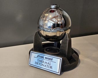 Thermal Detonator Display stand with data plate