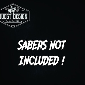 double Lightsaber Display stand with LED and rear jack image 11