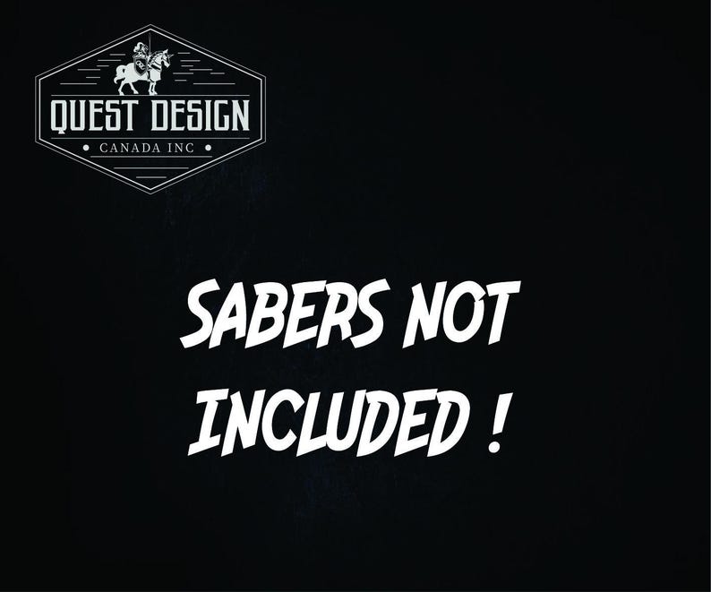 double Lightsaber Display stand with LED and rear jack image 11