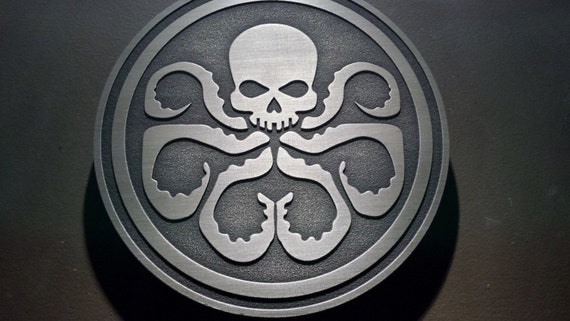 Marvels Agents Of Shield Comic Inspired Plaque Hydra Logo Etsy Marvels Agents Of Shield Comic Inspired Plaque Hydra Logo Etsy