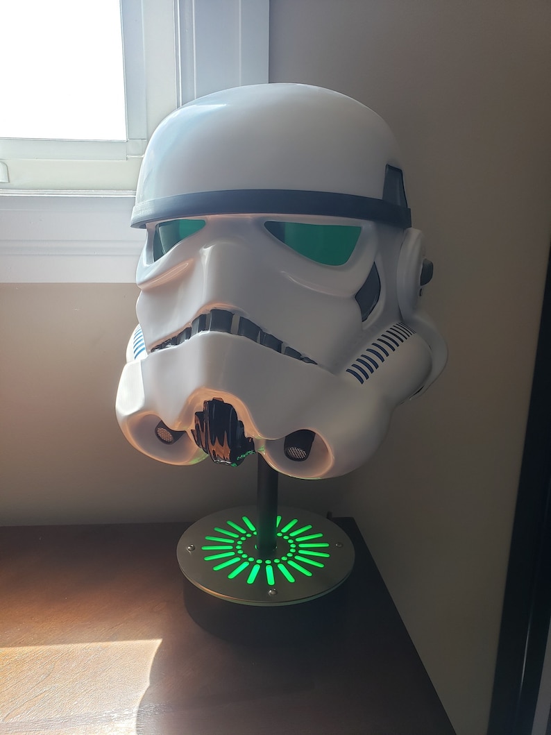 Star Wars Helmet Display Stand With LED Lights Etsy